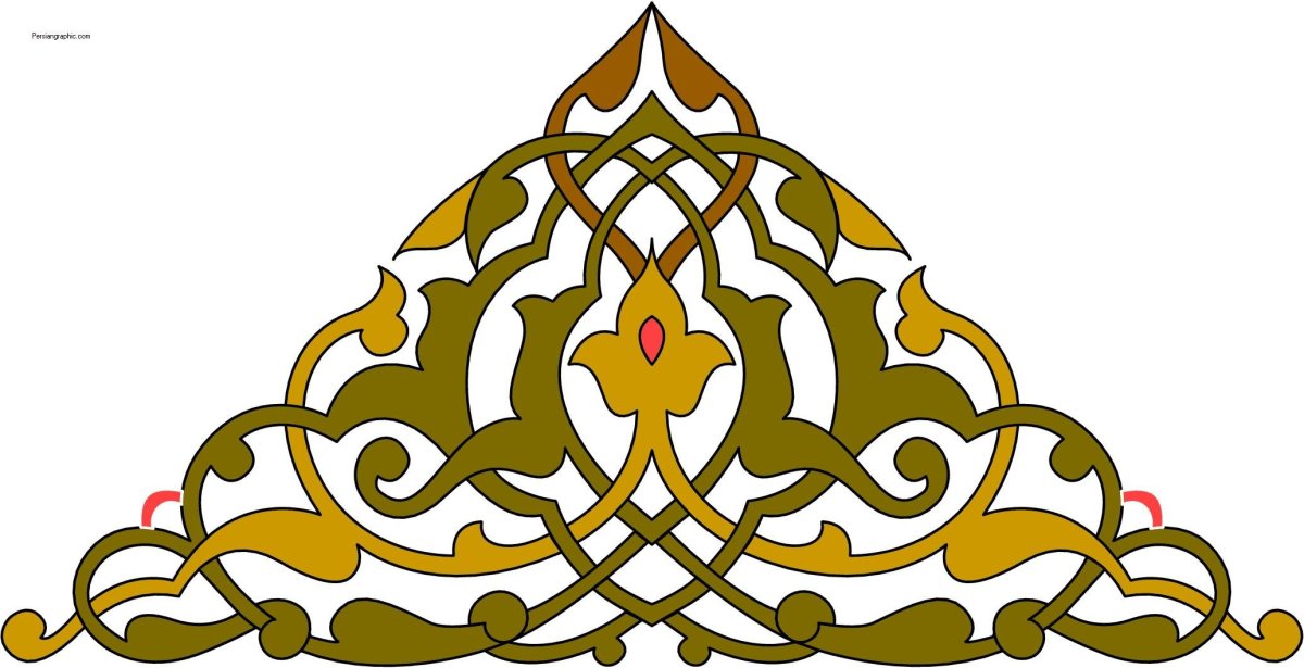 Татарский орнамент угол