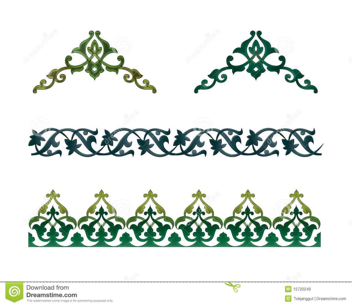 Татарский ленточный орнамент