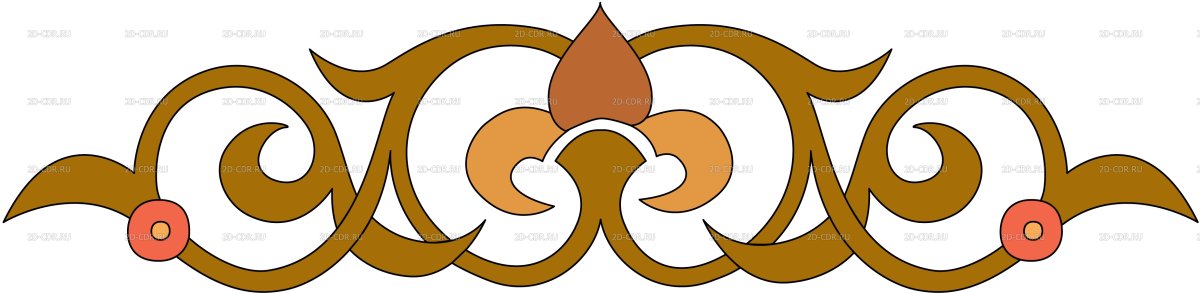 Крымскотатарский орнамент вектор