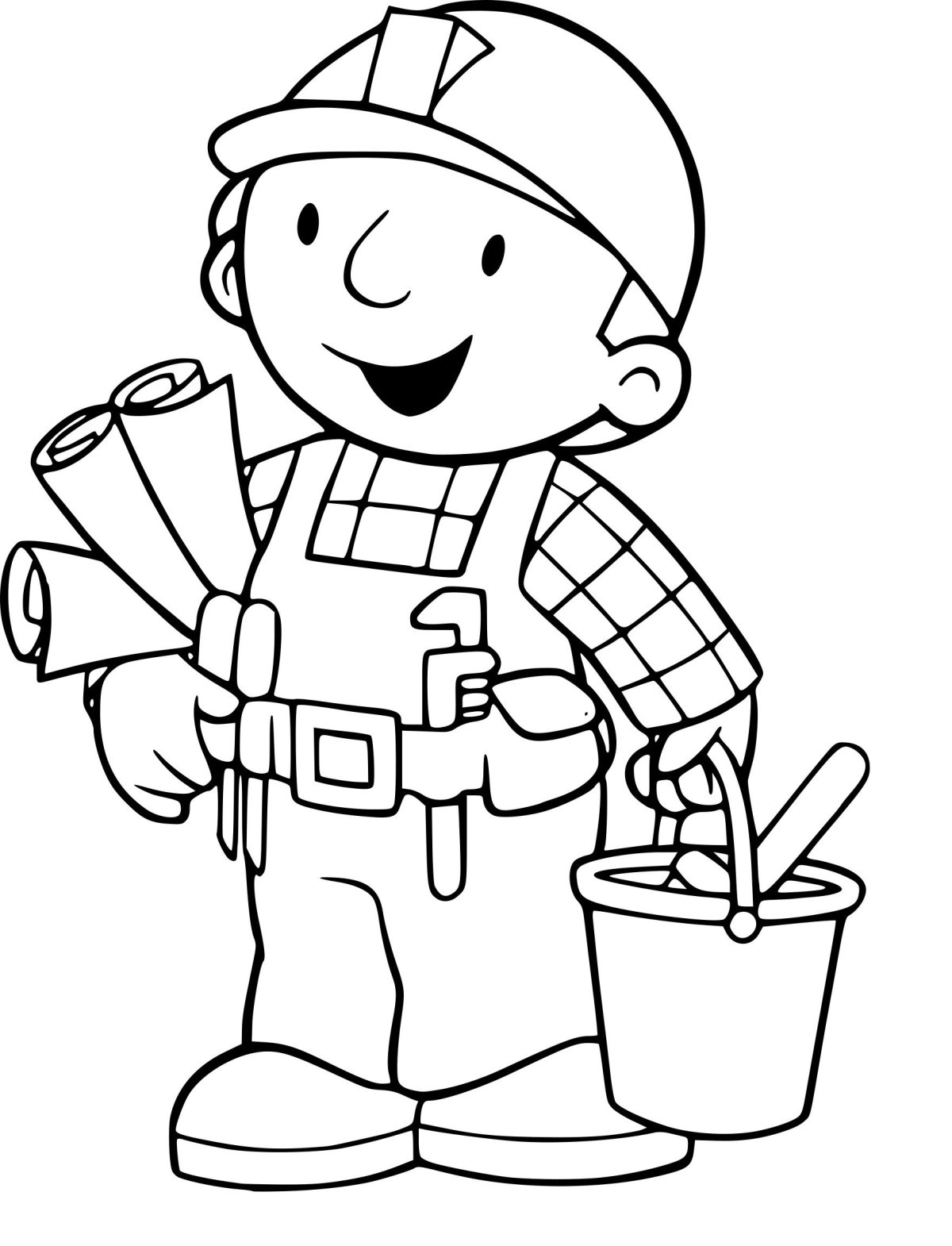 Строитель мультяшный