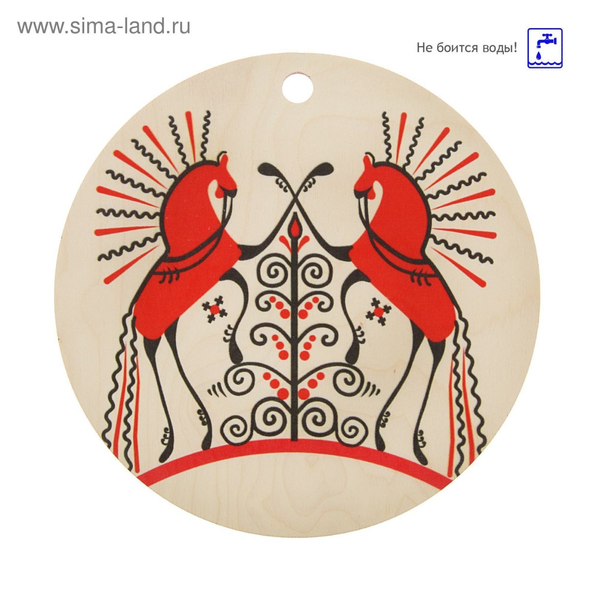 Мезенская роспись лебеди