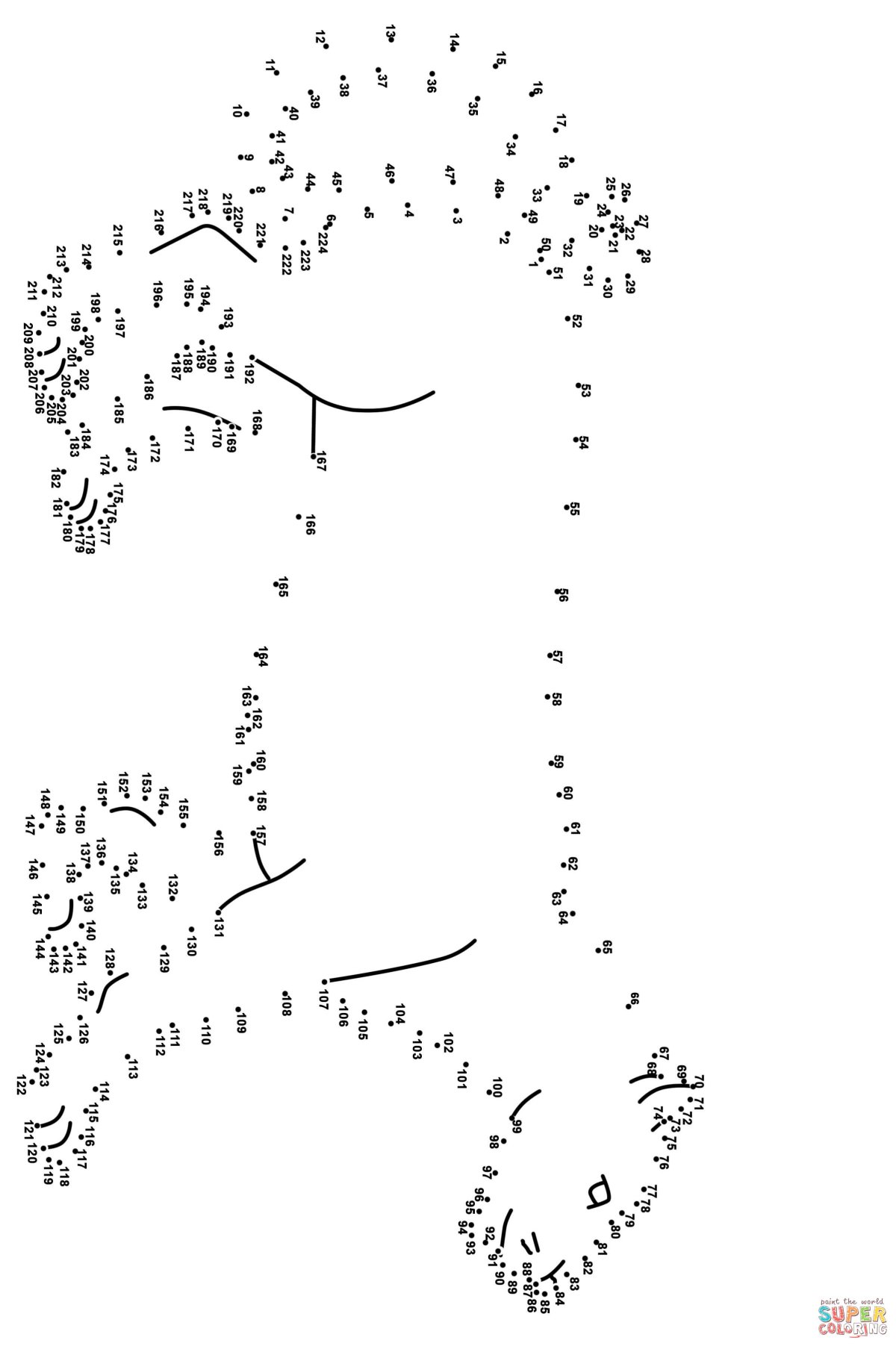 Динозавры по точкам