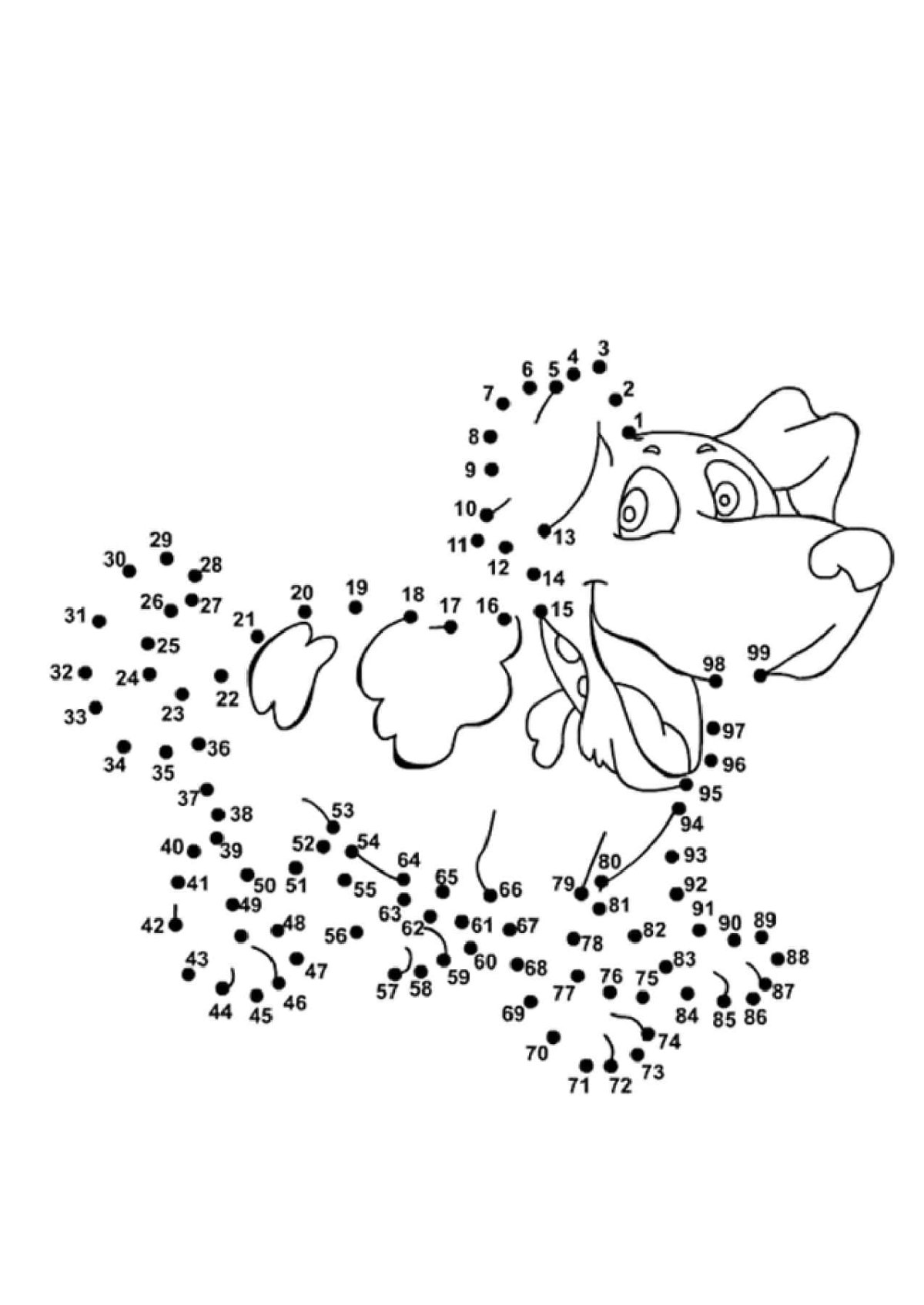 Раскраска по номерам для детей