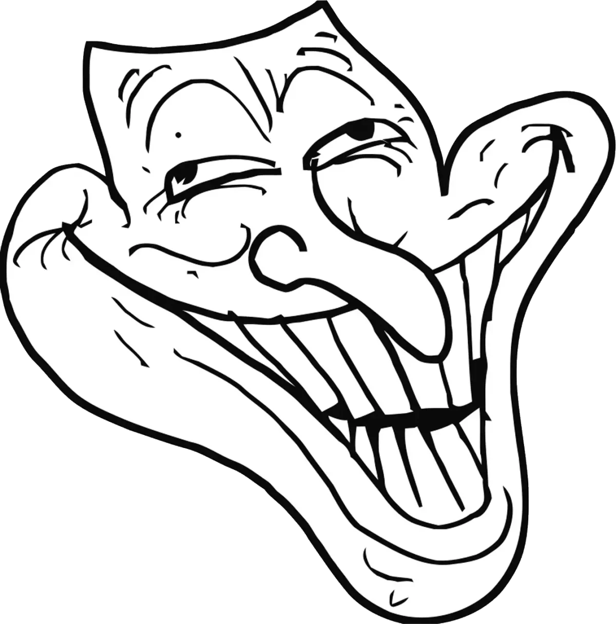 Смешные рожи нарисованные карандашом