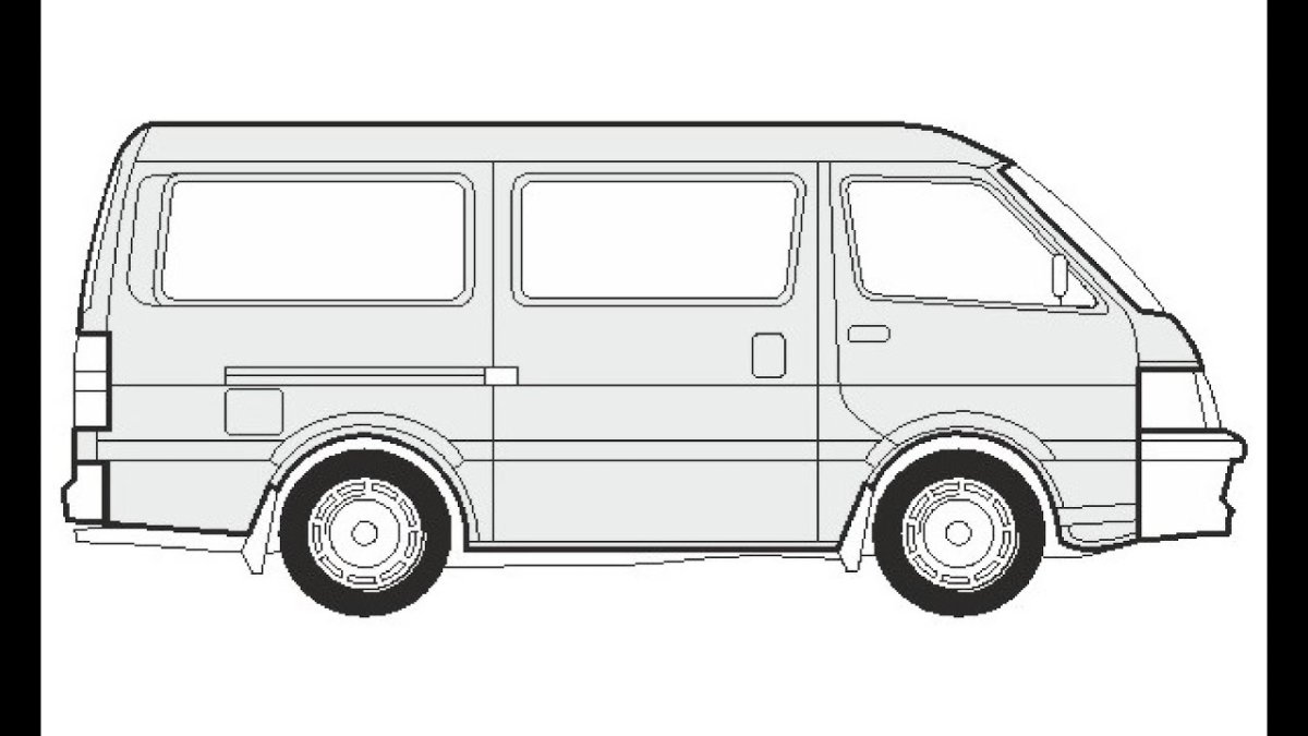 Тойота Хайс чертеж