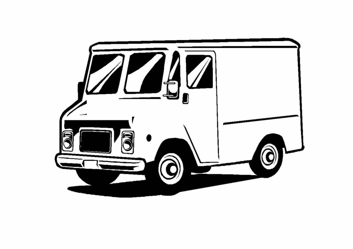 Раскраска фургон
