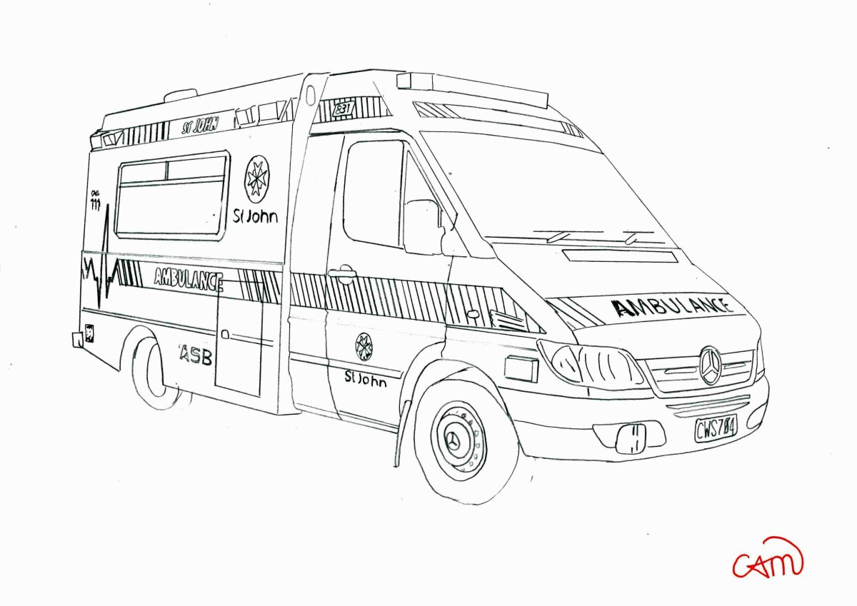 Раскраска Газель