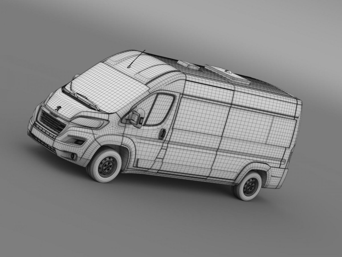 Peugeot Boxer l3h3 3d model