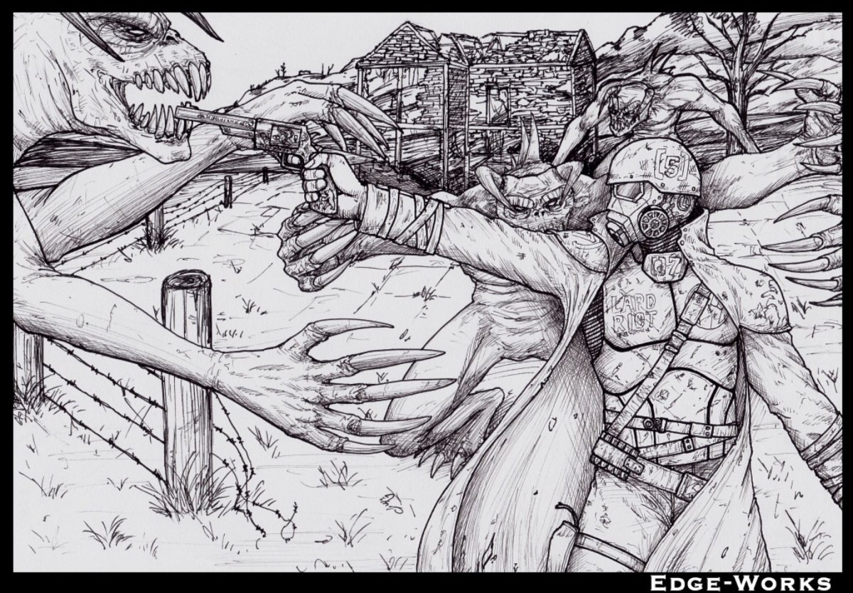 Фоллаут Нью Вегас раскраска