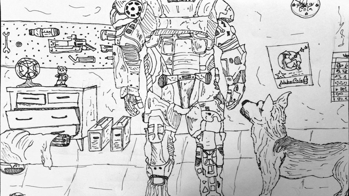 Раскраски фоллаут 4