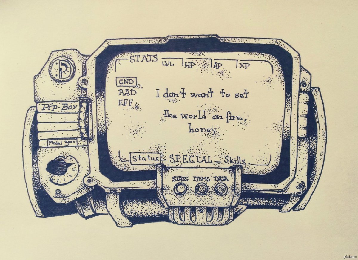 Фоллаут силовая броня скетч