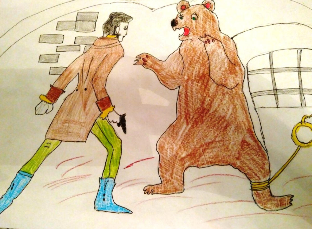 Иллюстрации к роману Пушкина Дубровский