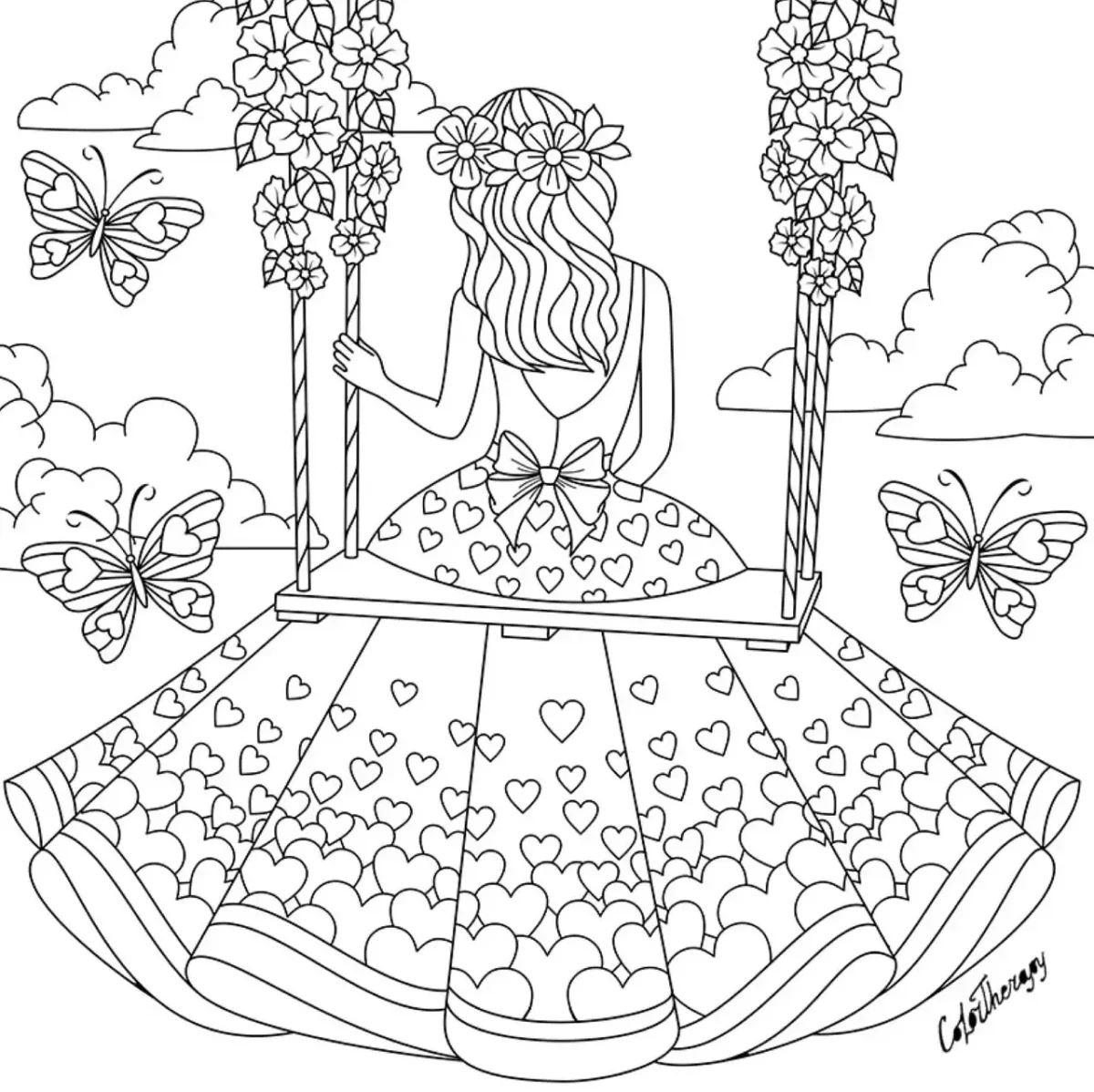 Рукоделие раскраска