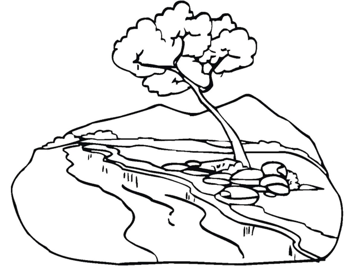 Родник рисунок для детей
