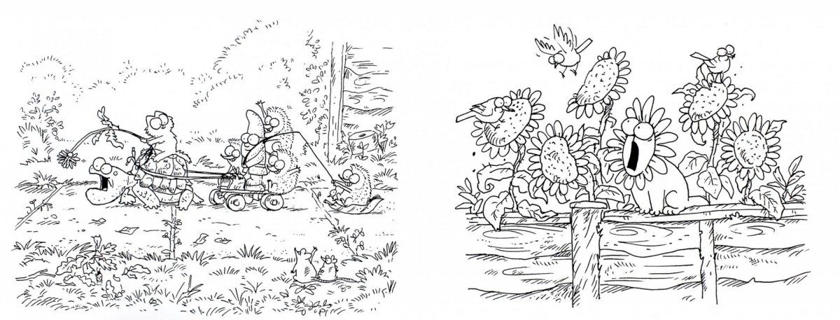 Небылицы раскраски для дошкольников