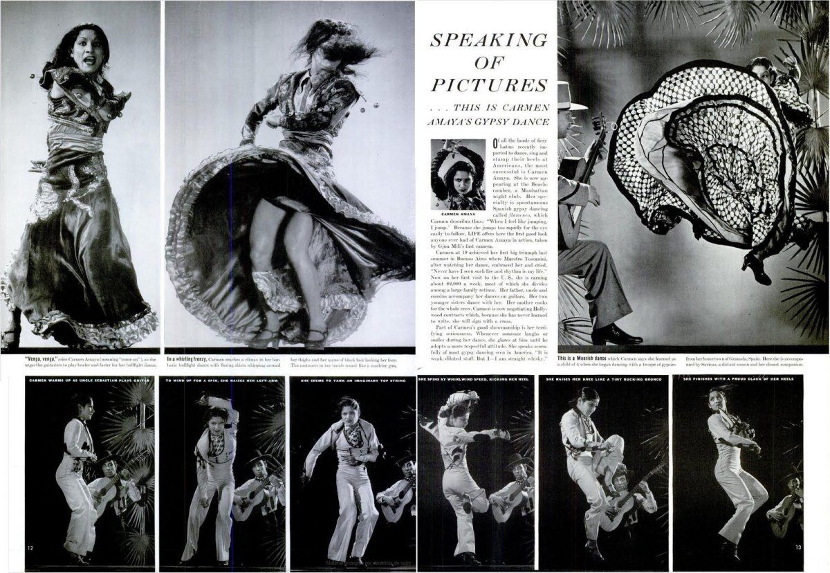 Фламенко Кармен Амайя рисунок