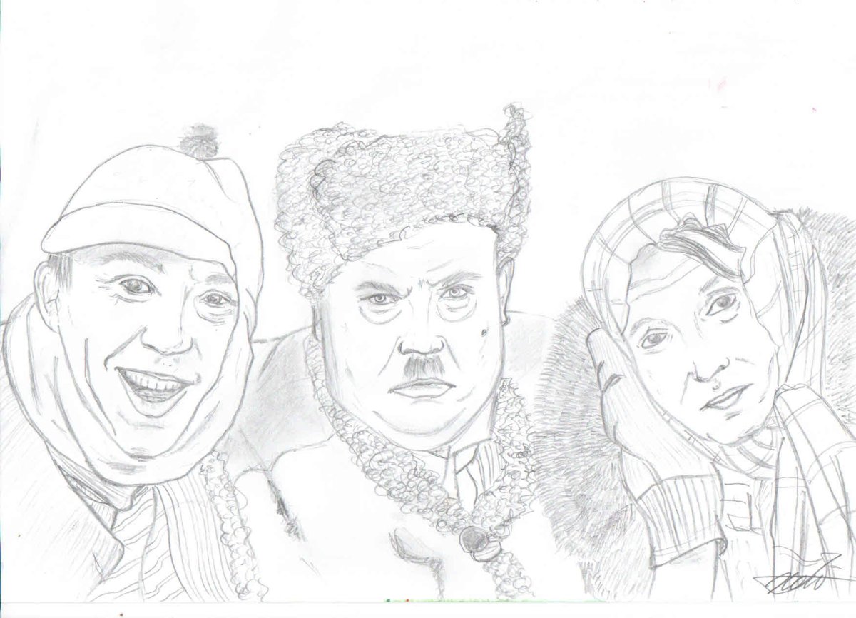 Раскраски по советским фильмам