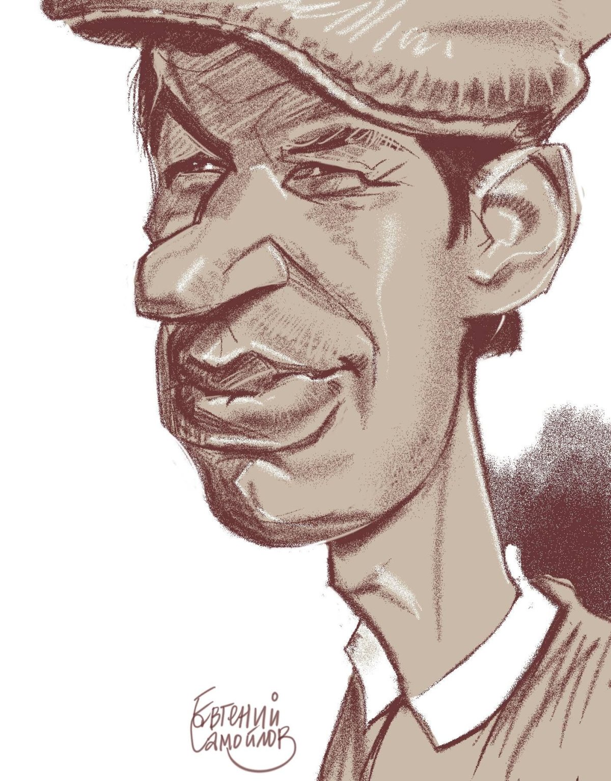 Шарж на Георгия Вицина