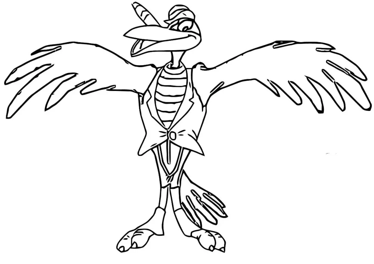 Растрепанная ворона