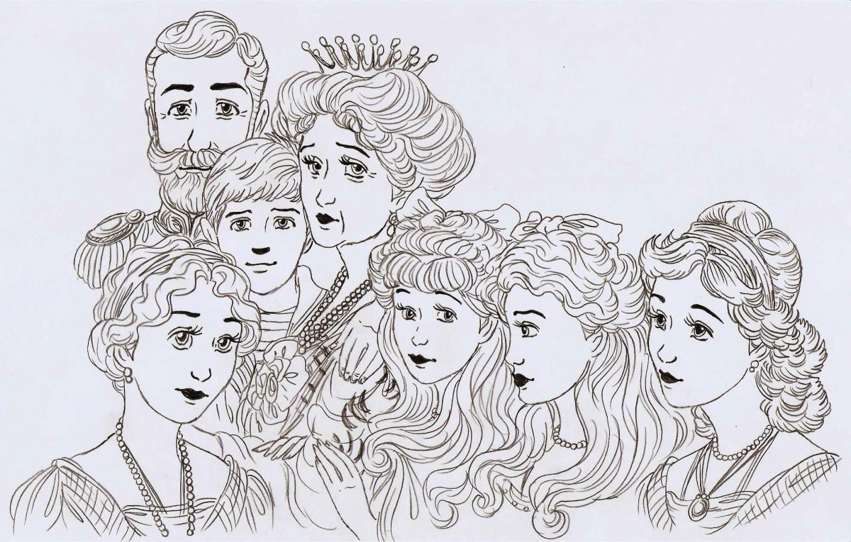 Раскраска романовы