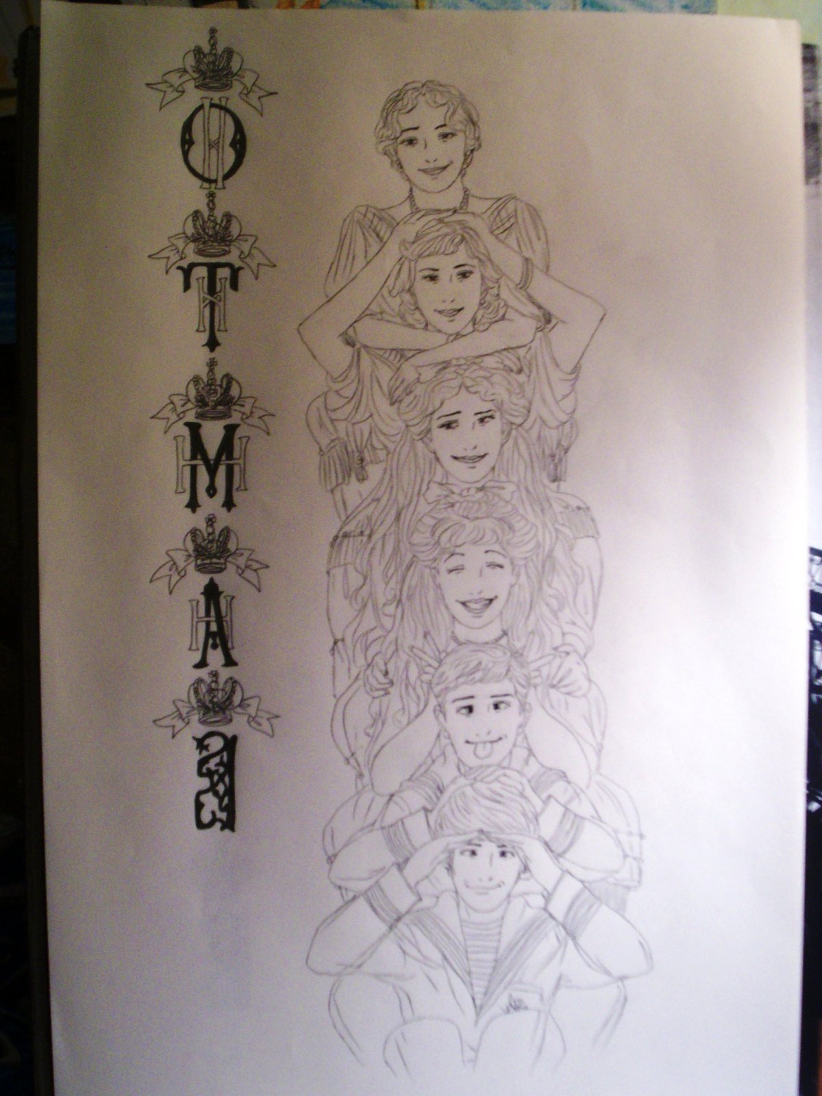 Рисовать арт Романовых