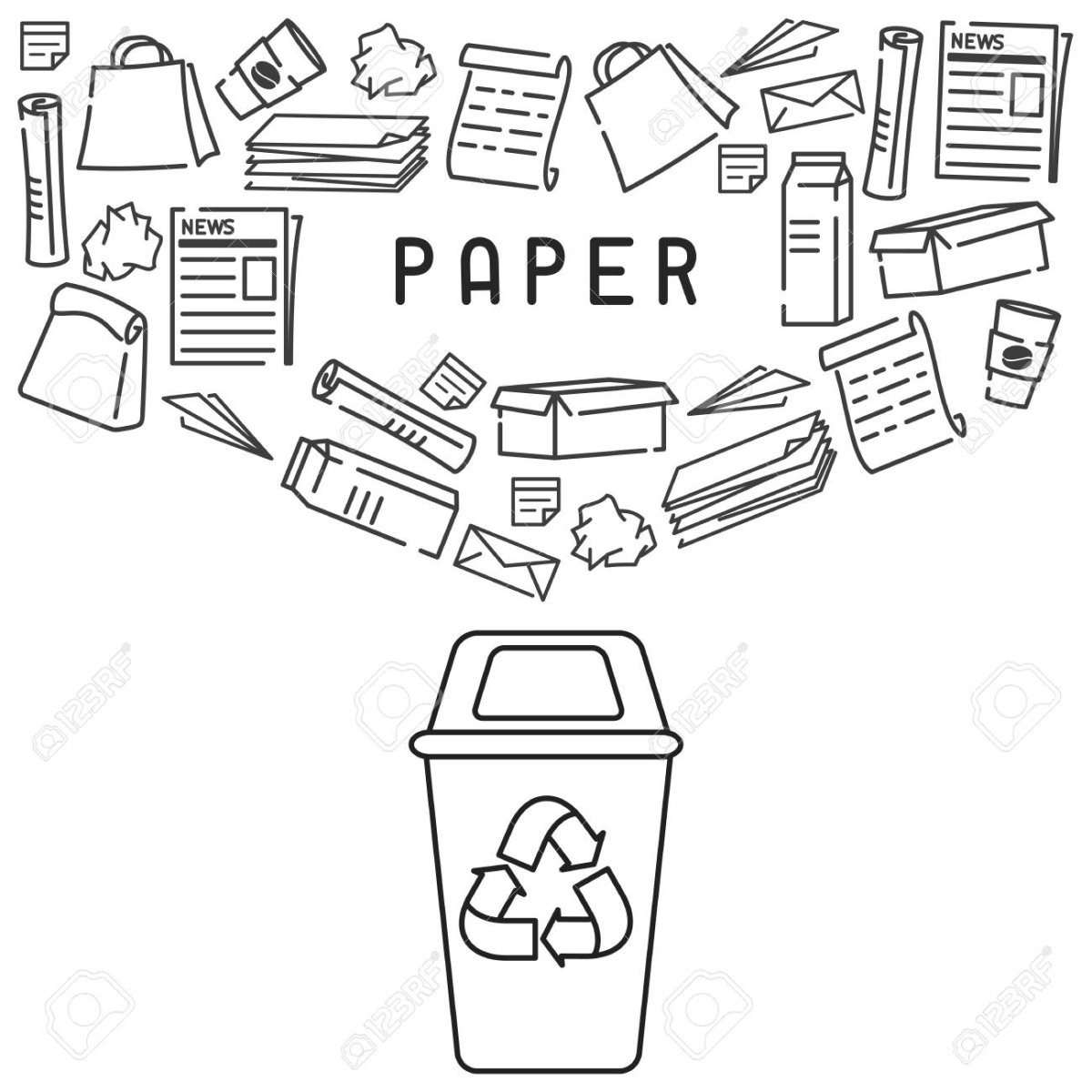 Мусор контур