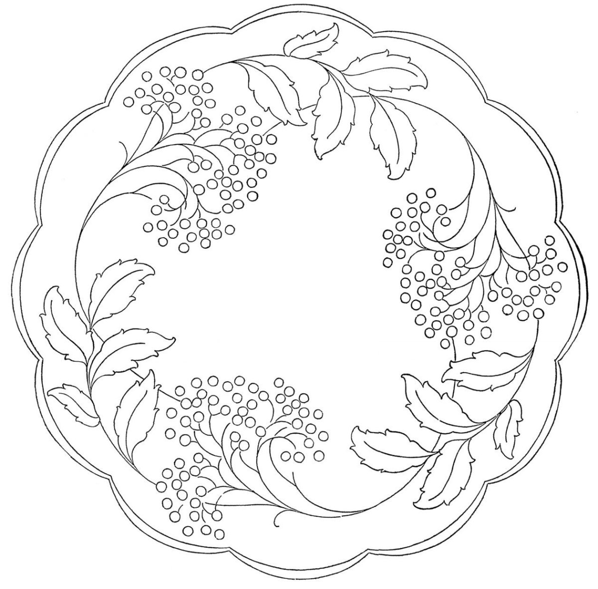 Трафареты посуды гжельской росписи для дошкольников