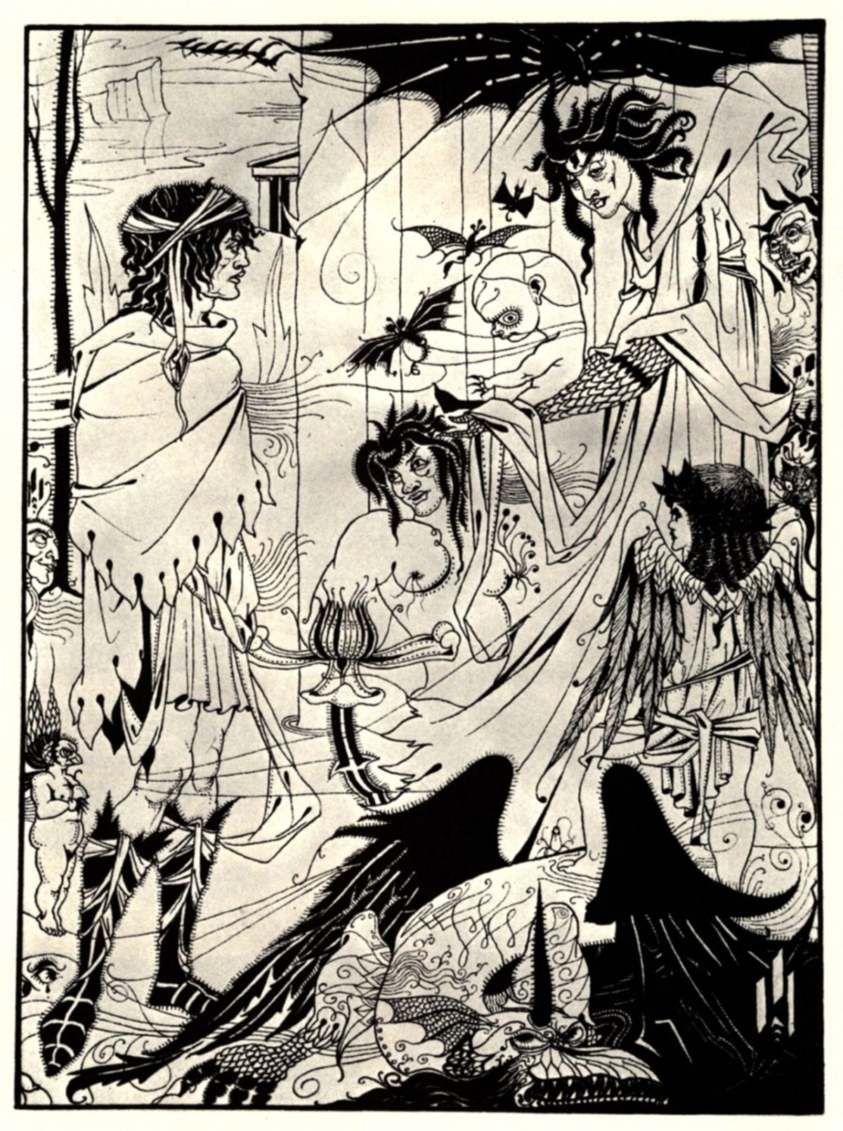 Обри Бердсли 1896 Лисистрата