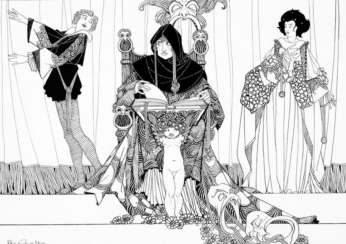 Обри Винсент Бердслей автопортрет