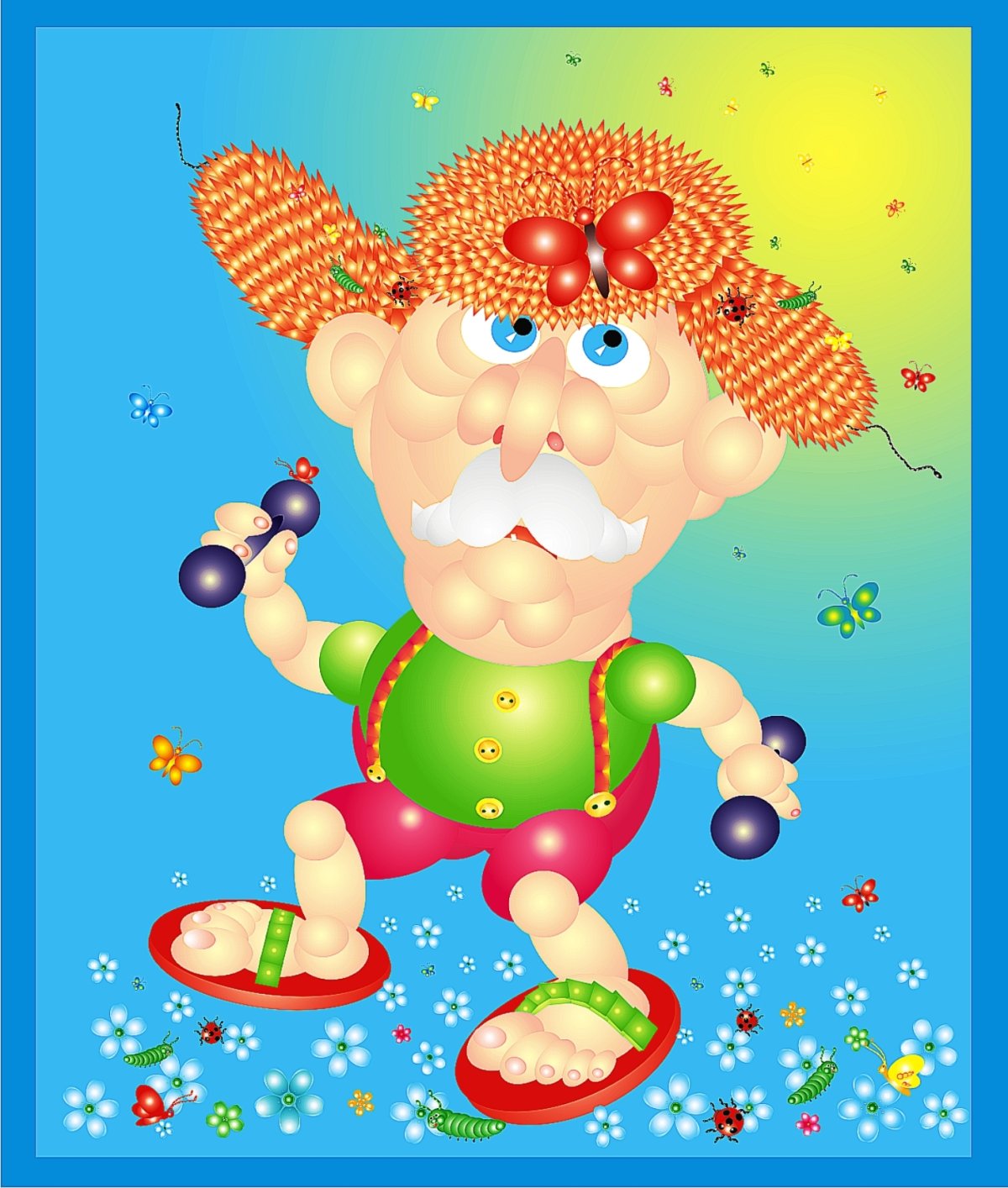 Д.Хармс веселый старичок, Небывальщина