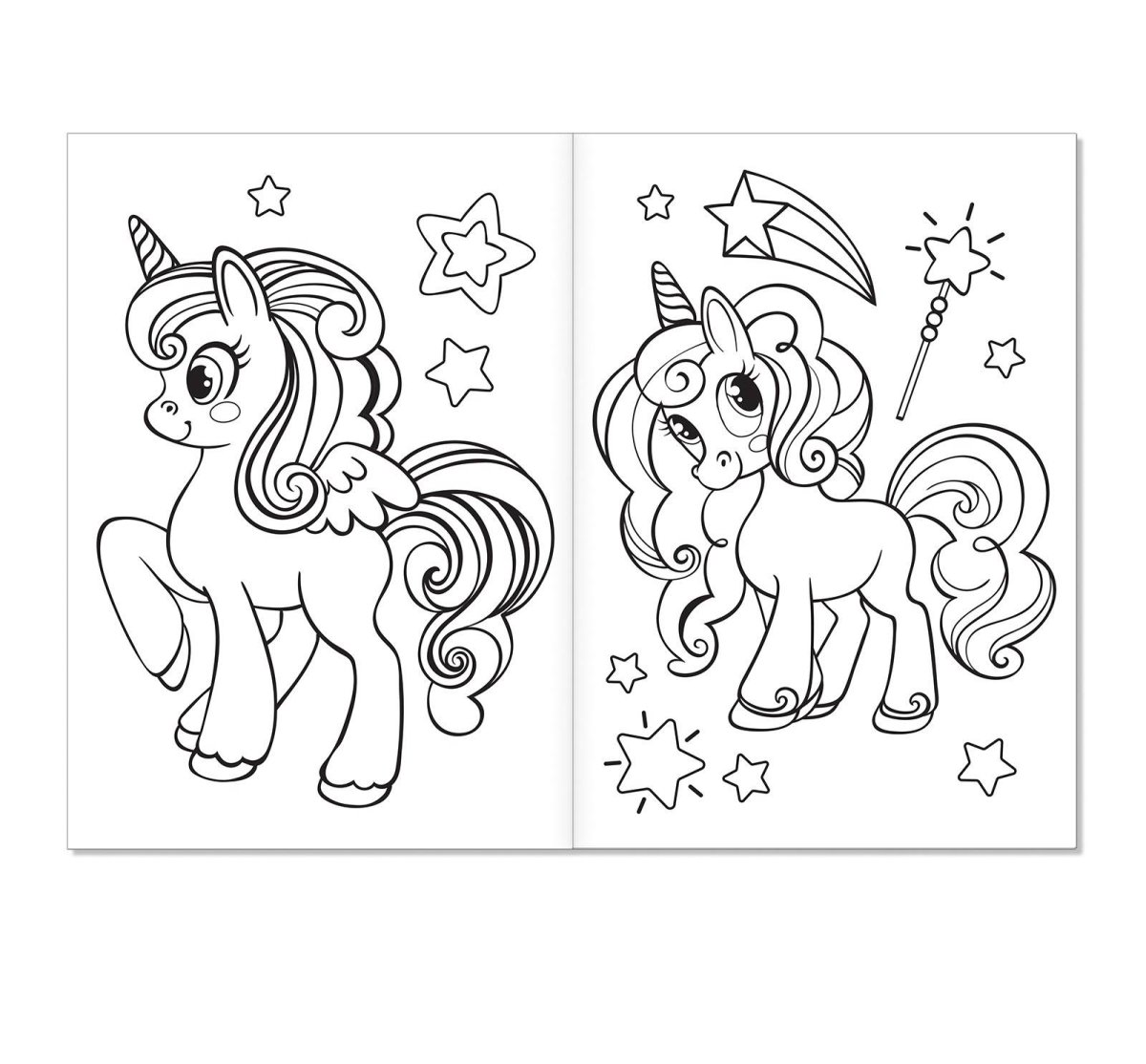 Раскраска. Пони