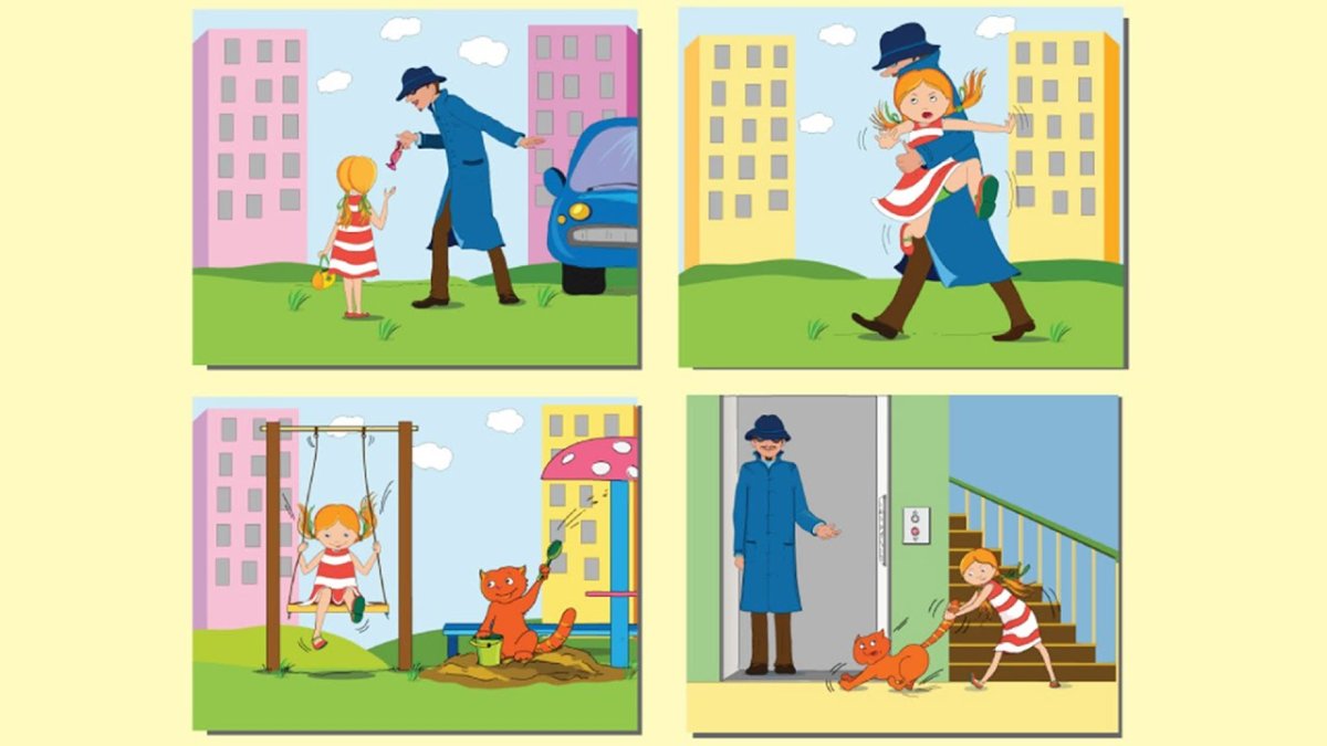 Раскраска дети сажают деревья