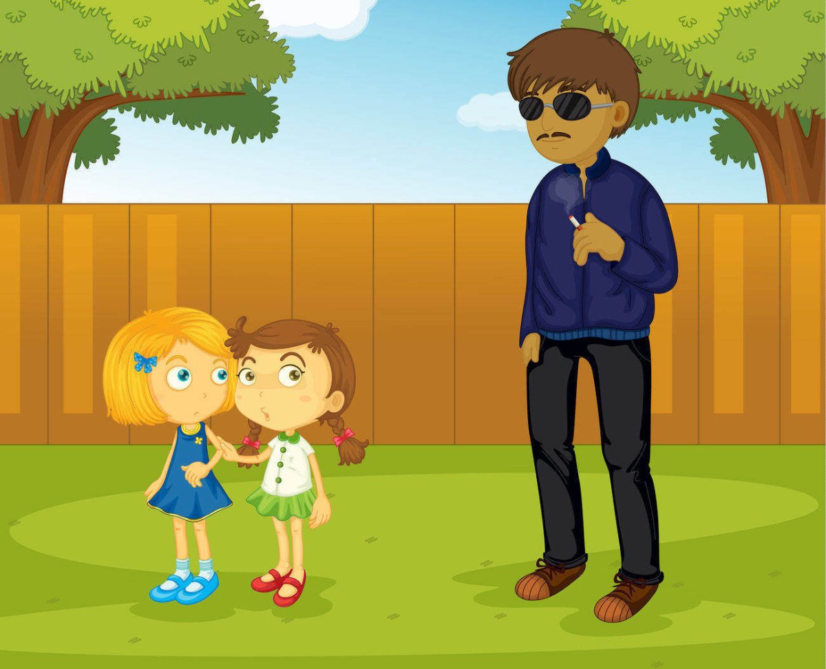 Раскраска незнакомый человек