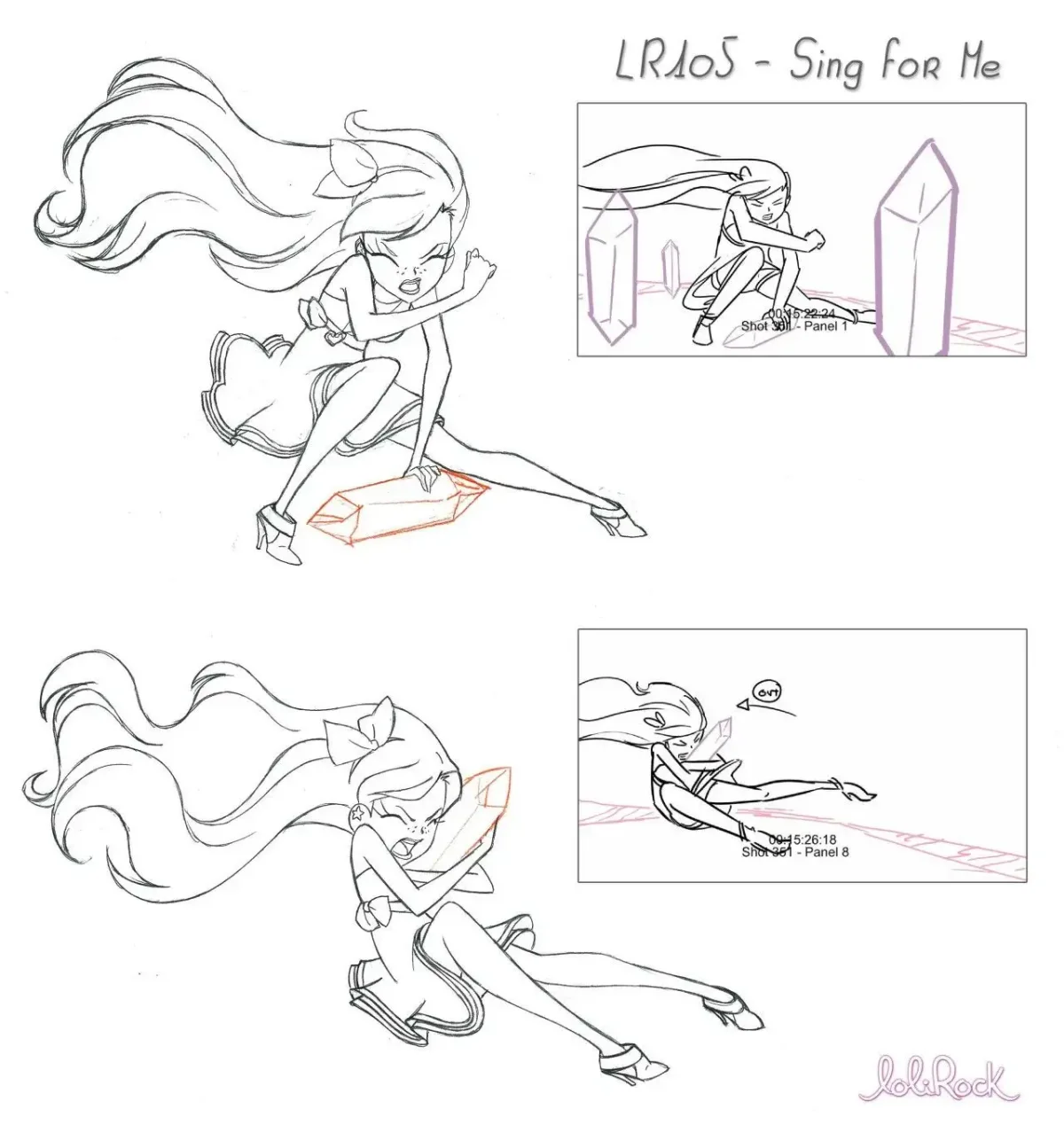 Лолирок раскраски Ирис