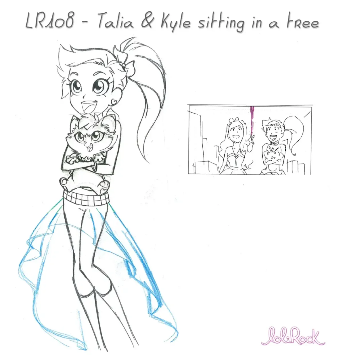 Раскраски лолирок Лины