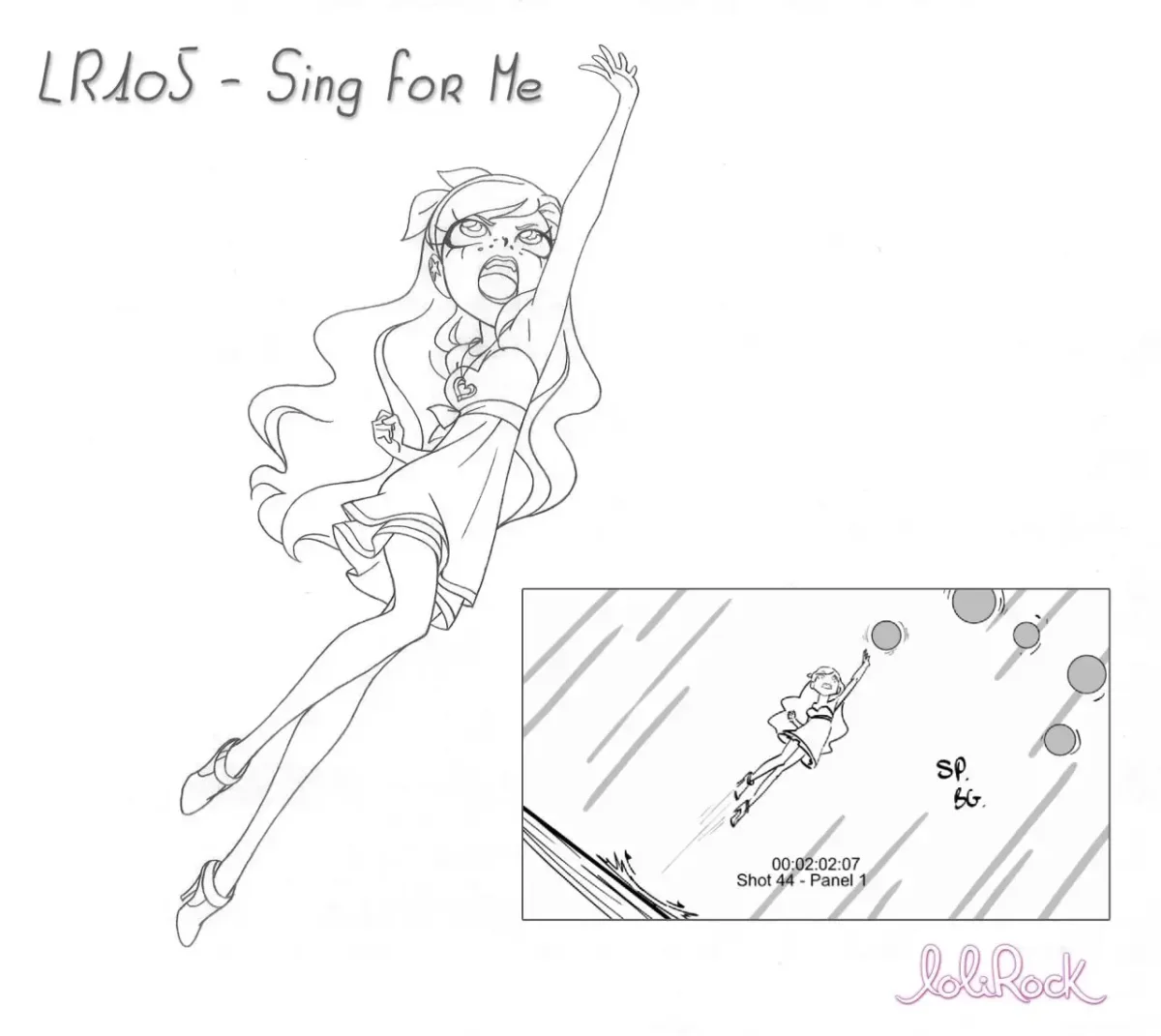 Раскраски лолирок Айрис