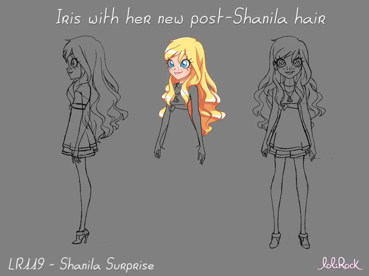 Раскраски лолирок Карисса