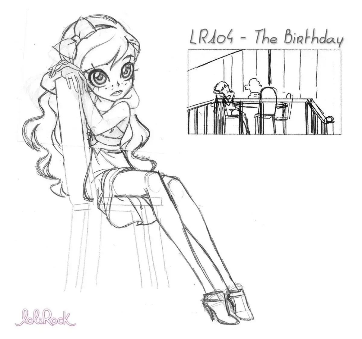 Раскраски лолирок талия