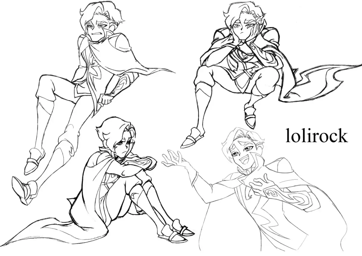 LOLIROCK раскраска Amaru