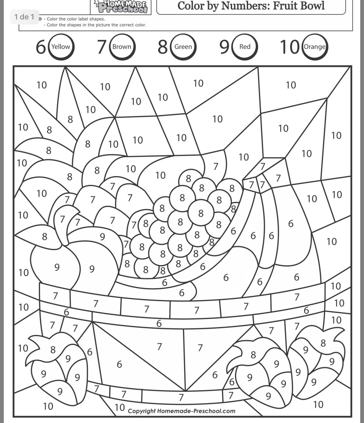 Раскраска по цифрам ракета