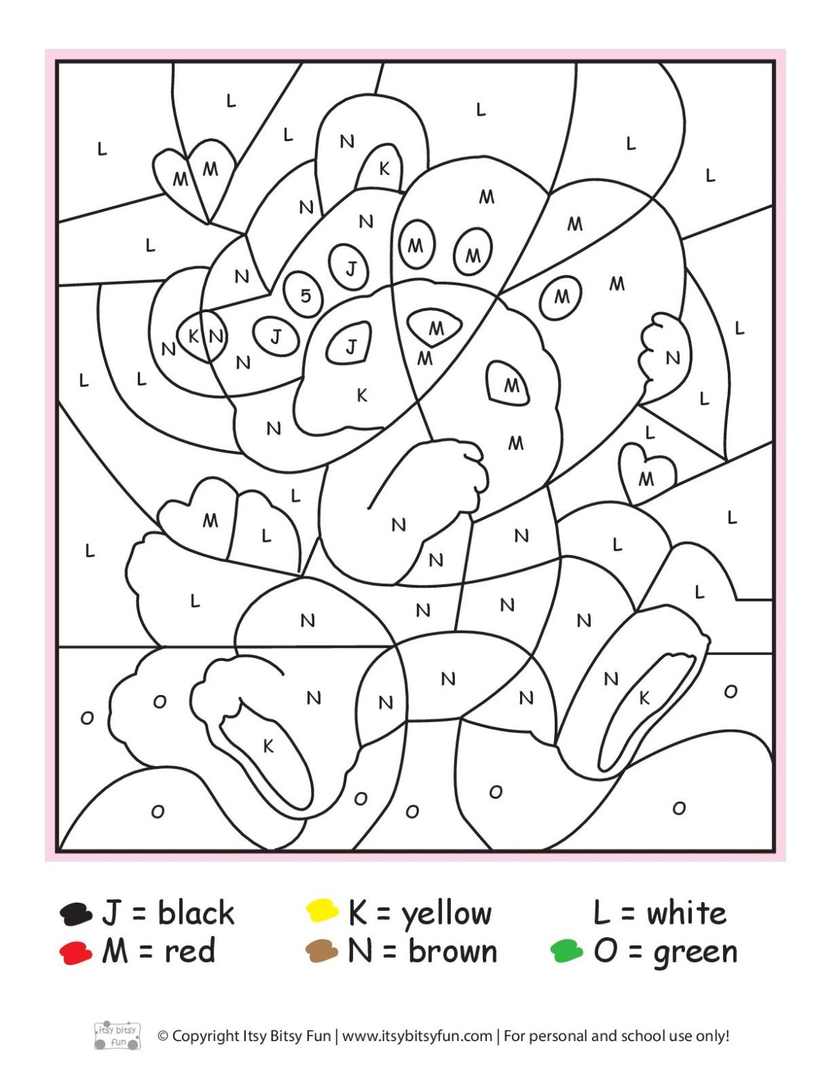 Раскраска по цифрам