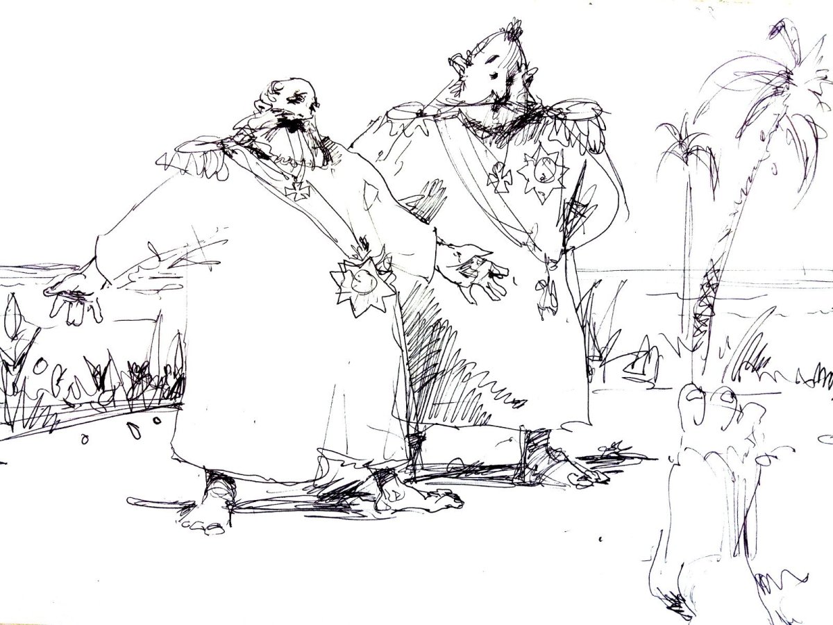 Повесть о том как один мужик двух генералов прокормил