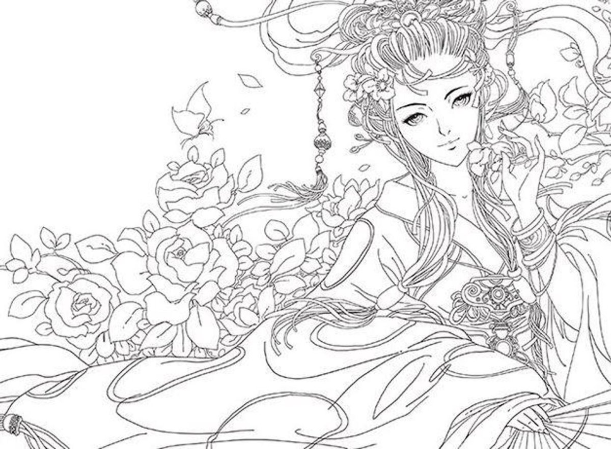 Китайские раскраски антистресс