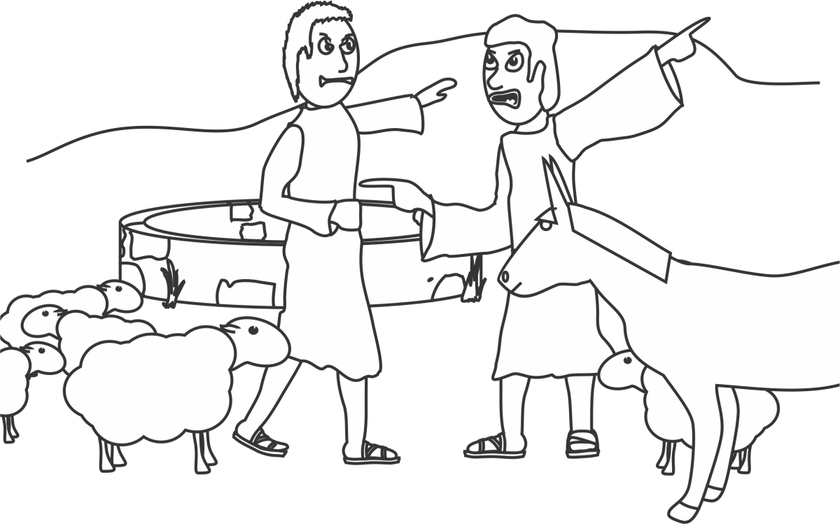 Поделка для воскресной школы Авраам и Сарра