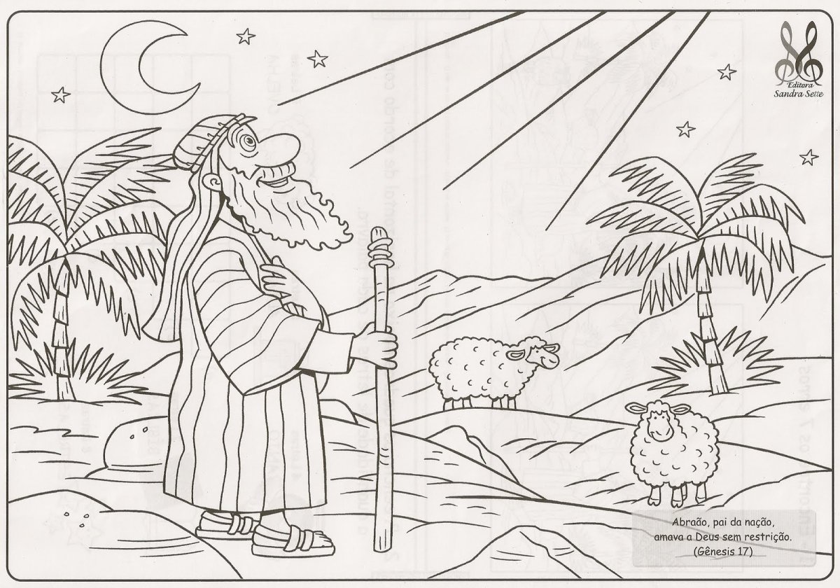 Исаак и Ревекка раскраска