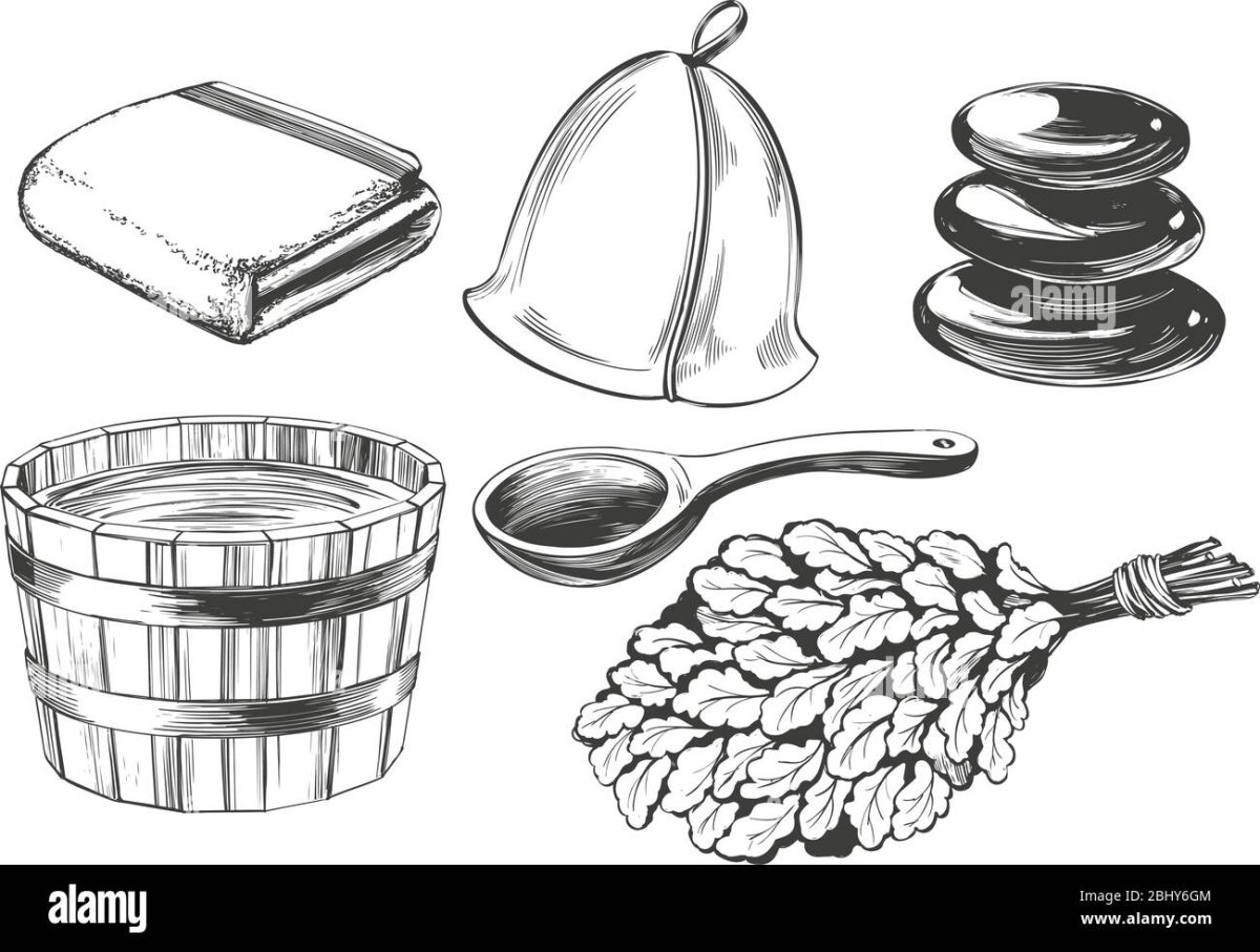 Банный веник вектор