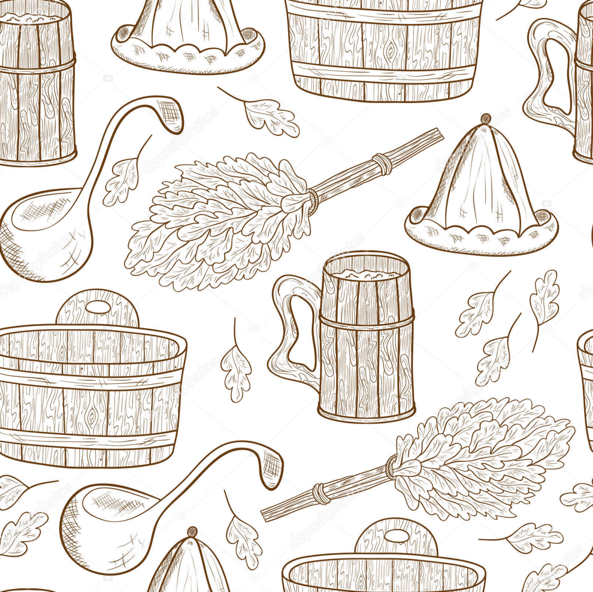 Банные принадлежности вектор