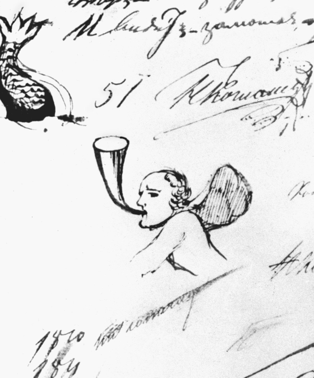 Рисунок одной линией Ван Гог