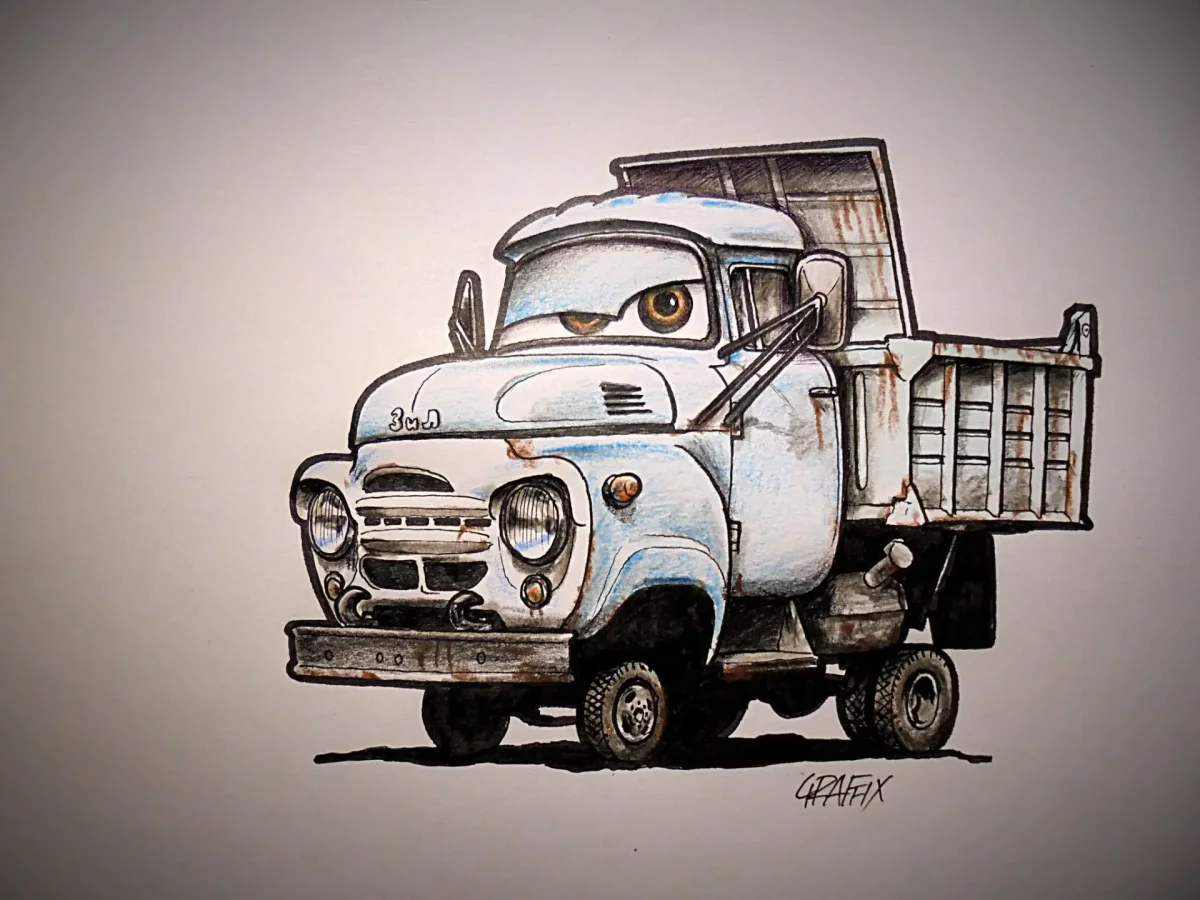 Мультяшный ЗИЛ