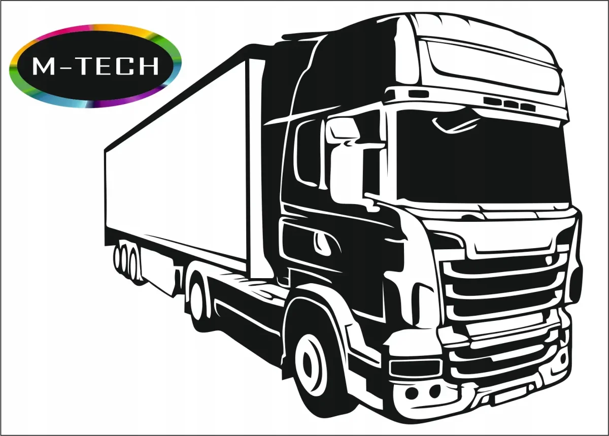 Скания тягач вектор